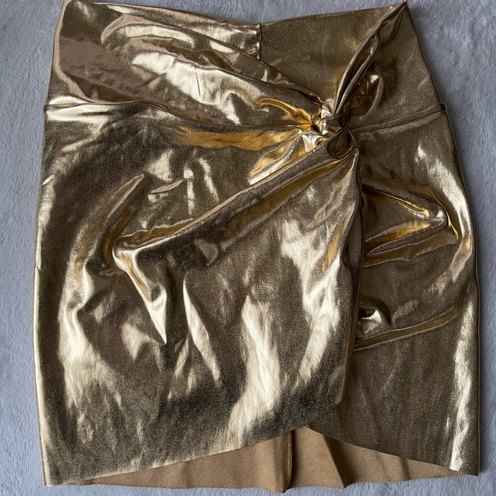 SKIMS NWT Gold Metallic Sarong